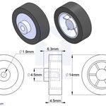 Retras Roti 14×4.5mm