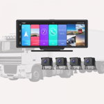 Navigator pentru bord camion STAR T99 DVR, 4G, 10.26 touch screen, Android 8.1, 2GB RAM 32GB ROM, Flota, DMS, GPS, ADAS, 4 Camere, Star