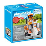 Playmobil - medic cu masina de echilibru, PLAYMOBIL