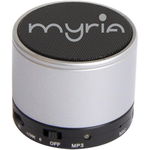 Boxa portabila MYRIA MDC-0601SR, Bluetooth 3.0, 3W, argintiu