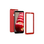 Husa pentru Huawei Y7 (2018)/Y7 Prime (2018), Policarbonat, Rosu, 45640.36