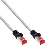 Cablu de retea RJ45 S/FTP PiMF Cat.6 0.25m Transparent, InLine IL76422T, InLine