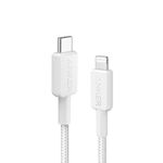 Cablu periferice Anker USB-C Male la Lightning Male, 0.9 m, Alb