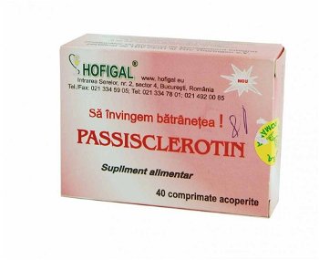 HOFIGAL Passisclerotin, 40 comprimate, HOFIGAL