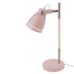 Lampă de birou Mingle cu lemn roz, Leitmotiv