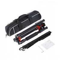 Trepied K&F Aluminiu, KF09.089, Cap 3D, 175/185cm, Kf