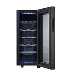 Frigider pentru vinuri Zilan ZLN4681 Negru, 33L, 50W, iluminare interioara, 