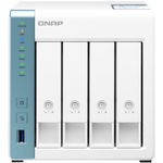 NAS Qnap TS-431P3-4G, Gigabit, 4 Bay-uri, Procesor Alpine AL314, Quad Core 1.7GHz, 4GB DDR3 (Alb)