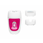 Epilator, Remington, 3 accesorii interschimbabile, 2 nivele de viteza, alb/roz