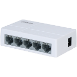 DAHUA 5 PORT UNMANAGED SWITCH PFS3005-5ET-L-V2, Interffata: 5 x 100Mbps, alimentare: 5 VDC 1 A, Switching Capacity: 1 Gbit, Pack, DAHUA