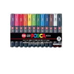Posca Paint Marker 12 Culori PC-1M Extra Fine Multicolor Set