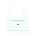 Router Wireless LTE cu 4 Antene, 300Mbps, Slot Pentru Cartele SIM, 4G, 5G, Alb, Bigshot P1000+