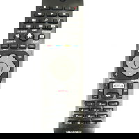 Telecomanda TV GSC ® Compatibila Philips smart, 398GR08BE, Netflix, neagra, baterii incluse