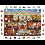 Puzzle din lemn Victorian Mansion, Wooden City, 750 piese