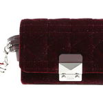 Karl Lagerfeld "Karl X Kaia" Burgundy Glittered Waistbag 86KW3092 BORDEAUX Culoarea Red BM6068854