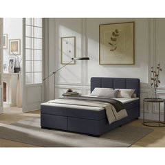 Pat Boxspring, 120/220 cm, antracit, P & B