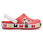 Saboți Crocs Fun Lab Disney Minnie Mouse Band Clog Rosu - Flame, Crocs