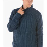 Diesel Turtle-Neck Ribbed K-Cleveland Sweater Blue