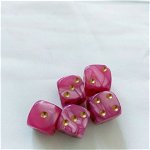 Zaruri perlate roz 16 mm - set 2 bucati -, MagazinulDeSah