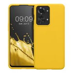 Husa Kwmobile pentru OnePlus Nord 2T, Silicon, Galben, 58764.165