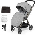 Carucior sport pliabil Skiddou Mell Normandic dream, ultracompact pentru calatorii, Gri deschis