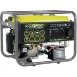 Generator curent electric Könner&Söhnen KSB 6500CE, 5500 W, stabilizator de tensiune (AVR), monofazat, 2 x 230 V, 1 x 12 V, 9 h autonomie maxima, benzina