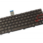 Tastatura maro Asus Eee PC 1015PED layout US fara rama enter mic, Asus