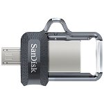 Memorie USB SanDisk ULTRA DUAL DRIVE SDDD3-064G-G46, m3.0, 64GB, 150MB/s