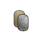 Blenda ovala 2in1 gold-silver 150x200cm, Generic