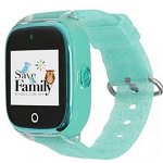 Smartwatch SaveFamily Superior, 2G, 1.3inch, Rezistenta la apa si praf (Albastru), SaveFamily
