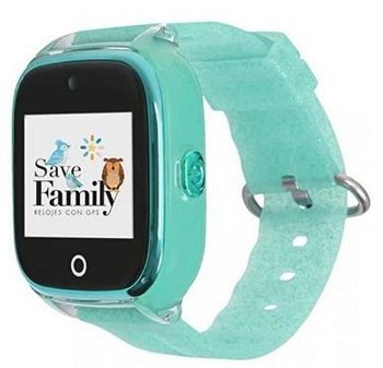 Smartwatch SaveFamily Superior, 2G, 1.3inch, Rezistenta la apa si praf (Albastru), SaveFamily
