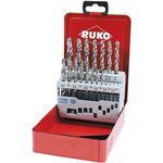 RUKO set burghie HSS-CO8 DIN 338 1-10 MM