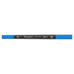 Pix Liner cu Doua Capete Daco Pensuliner, Varf Metalic 0.4 mm si Varf Tip Pensula, Albastru Deschis