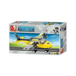 Set de constructie, Aeronava de antrenament, 110 piese, Sluban