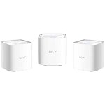 Router wireless d-link gigabit mesh covr-1102, ac1200, wifi 5, dual-band, 2 pack
