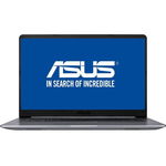 Laptop ASUS VivoBook S15 S510UN cu procesor Intel® Core™ i7-8550U pana la 4.00 GHz, Kaby Lake R, 15.6", Full HD, 8GB, 1TB, NVIDIA GeForce MX150 2GB, Endless OS, Gray Metal