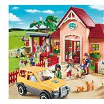 Puzzle Schmidt - La veterinar, 100 piese, include 1 figurina Playmobil (56091), Schmidt