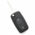 Audi - carcasa cheie tip briceag, cu 2 butoane - CARGUARD, Carguard