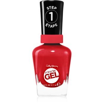 Sally Hansen Miracle Gel™ gel de unghii fara utilizarea UV sau lampa LED culoare 444 Off With Her Red! 14,7 ml, Sally Hansen