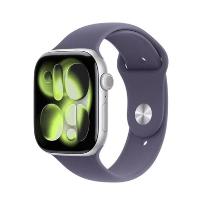 Smartwatch Apple Watch Series 11 MEVA4ET/A | GPS, 46mm, Silver Aluminium, Purple Fog Sport Band, APPLE