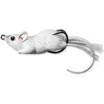 Naluca Live Target Hollow Mouse Walking Bait, White/White, 9cm, 28g, LIVETARGET