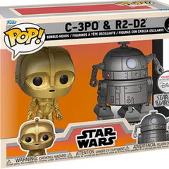 Set figurine Funko POP! Movies: Star Wars - C-3P0 & R2-D2 (Concept Series) (Exclusive at Disney)