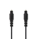 Cablu Audio Optic Toslink tata - Toslink tata 2m negru, Nedis