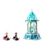Jucarie 43218 Disney Anna and Elsa's Magic Carousel Construction Toy, LEGO