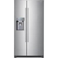 Side by side Daewoo FRN-Z53NQS, 538 l, Full No Frost, Dispenser apa si gheata, Clasa F, H 177 cm, Argintiu Side by side Daewoo FRN-Z53NQS, 538 l, Full No Frost, Dispenser apa si gheata, Clasa F, H 177 cm, Argintiu
