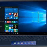 Laptop ASUS ZenBook 15 UX534FTC-AA254T, Intel Core i7-10510U pana la 4.9GHz, 15.6" 4K UHD, 16GB, SSD 1TB, NVIDIA GeForce GTX 1650 Max-Q 4GB, Windows 10 Pro, Royal Blue