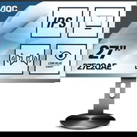 AOC Monitor Gaming LED AOC 27 Q27G4ZR, Fast IPS, QHD (2560 x 1440), HDMI, DisplayPort, Pivot, 160 Hz, 0.3 ms, Negru, AOC