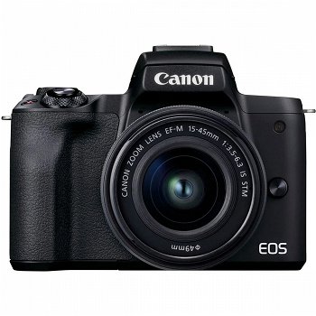 Camera foto Canon EOS M50 Mark II, Black KIT EF-M15-45