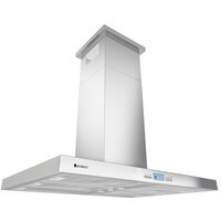 Hota cilindrica decorativa de perete GLOBALO, NEWELIO 39.1 Negru/ Black, clasa energetica B, capacitate de absorbtie 635mc/h, 3 trepte