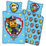 Set lenjerie pat copii Paw Patrol Stars 100x135 + 40x60 SunCity BRM005532